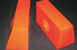 Big Blue Replacement Head Pillows with Ear Holes, XL, Orange