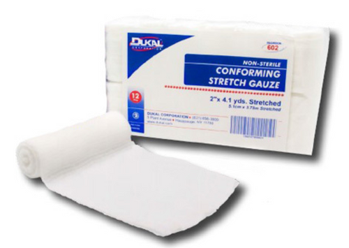Conforming Non-Sterile Stretch Gauze Bandage, 2in
