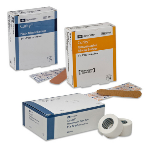 Curity™ Sheer Adhesive Bandage, 1in x 3in Box of 50