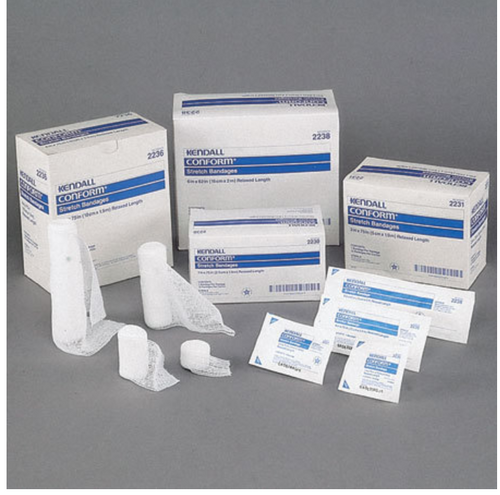 Curity™ Sterile Stretch Bandages, 4in X 75in Box of 12