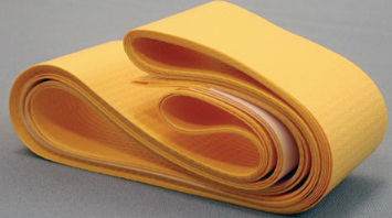 Disposable Body Strap with Adhesive Fastener, 58in L x 2in W, Yellow