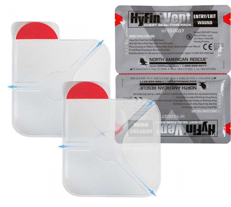 HyFin Vent Chest Seal, Twin Pack