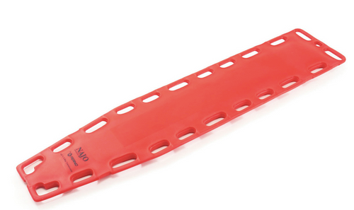 Najo RediHold Backboard Without Pins, 72in L x 16in W x 2in H, Red