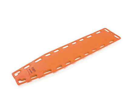 Najo RediHold Backboard with Pins, 72in L x 16in W x 2in H, Orange