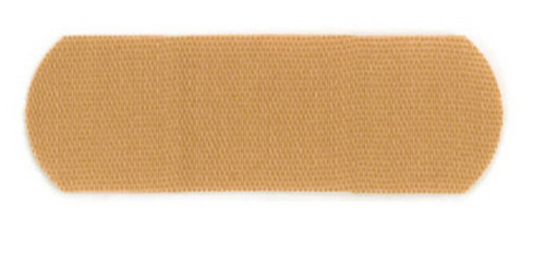 Nutramax First-Aid Flexible Adhesive Bandage, White Cross, 1in x 3in Box of 100