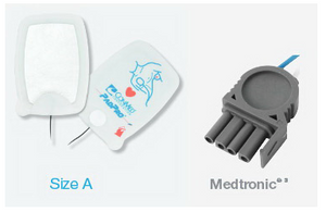 PadPro® Multi-Function Defib Radiotranslucent Electrode Pad with Medtronic Connector, 6in x 4.25in, Adult