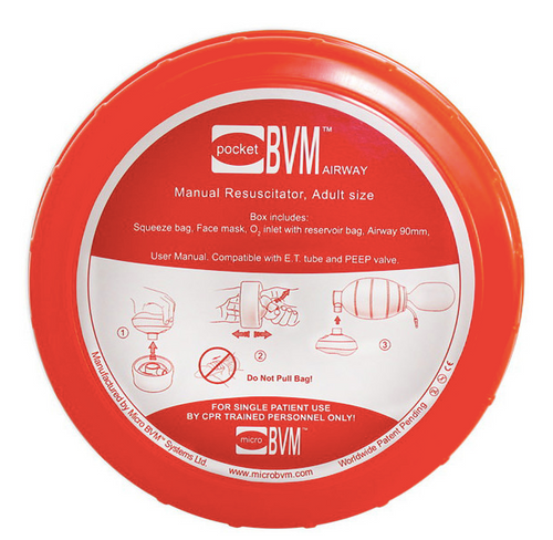 Pocket BVM with NuMask, NATO Blue