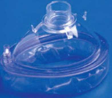 Rusch® Cushion Face Mask with Valve, Neonate Size 0 Box of 30