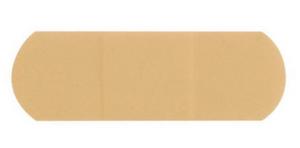 Sheer Adhesive Bandage, White Cross, 1in x 3in Box of 100