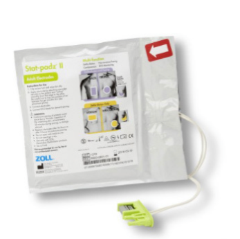 Stat-Padz® II Electrodes With Green AED Connector, Adult, 34in L Leadwire