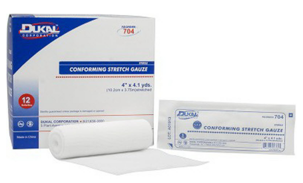 Stretch Gauze Bandages, Sterile, 2in X 4.1yd